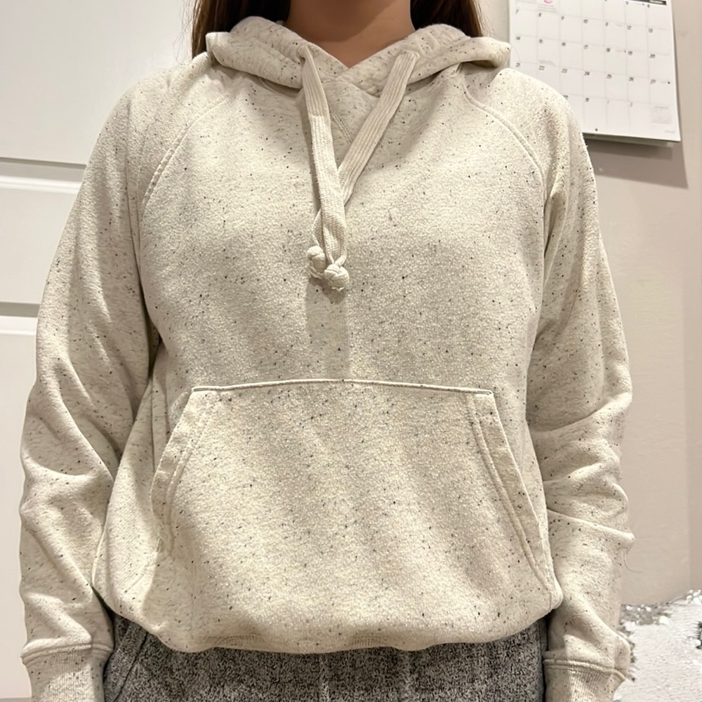 White Hoodie with black spots